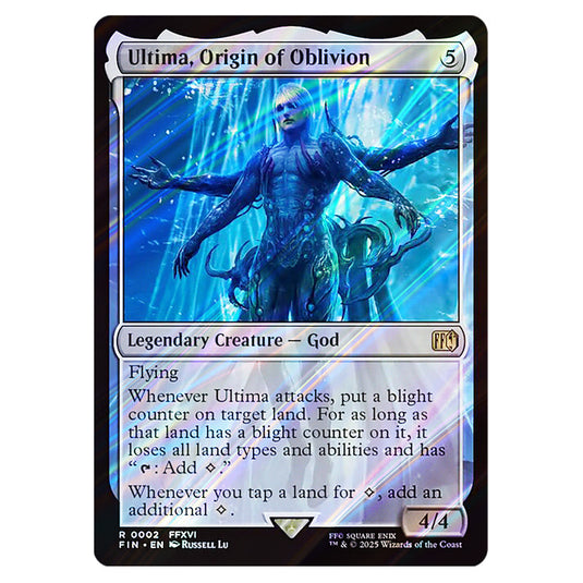 Ultima, Origin of Oblivion 0002 card from the Magic The Gathering set Universes Beyond - Final Fantasy
