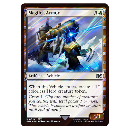 Magitek Armor 0024 card from the Magic The Gathering set Universes Beyond - Final Fantasy