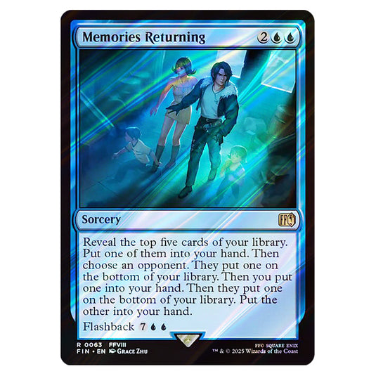 Memories Returning 0063 card from the Magic The Gathering set Universes Beyond - Final Fantasy