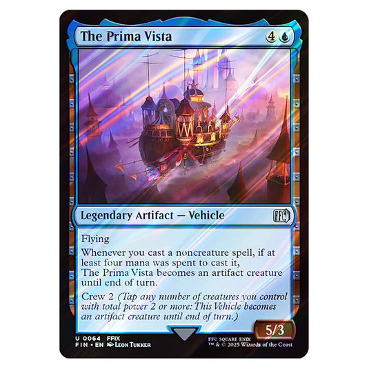 The Prima Vista 0064 card from the Magic The Gathering set Universes Beyond - Final Fantasy