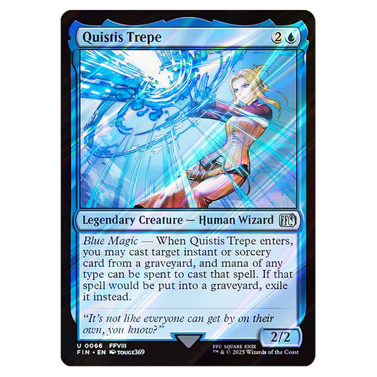 Quistis Trepe 0066 card from the Magic The Gathering set Universes Beyond - Final Fantasy