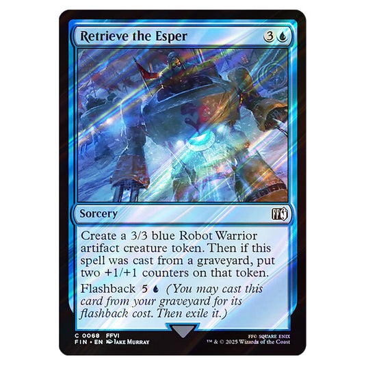 Retrieve the Esper 0068 card from the Magic The Gathering set Universes Beyond - Final Fantasy