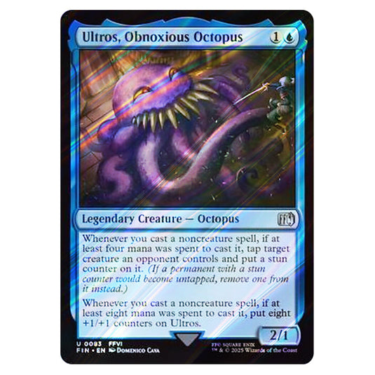 Ultros, Obnoxious Octopus 0083 card from the Magic The Gathering set Universes Beyond - Final Fantasy