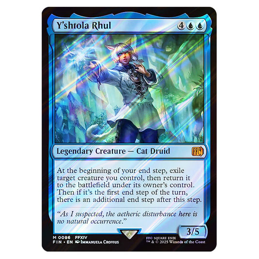 Y'shtola Rhul 0086 card from the Magic The Gathering set Universes Beyond - Final Fantasy