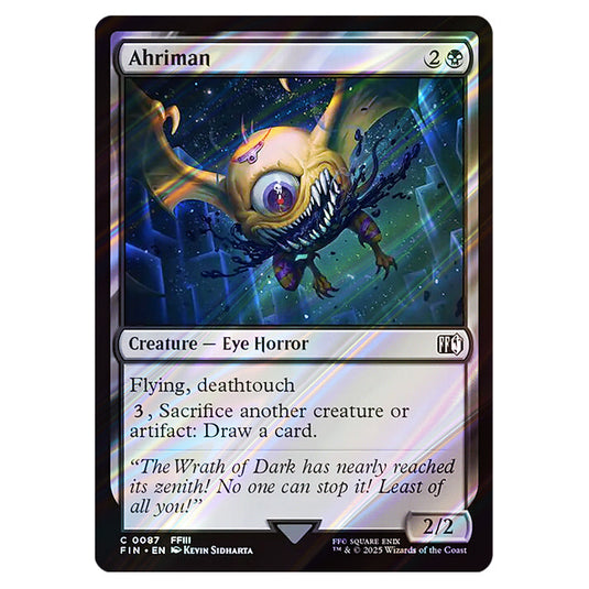 Ahriman 0087 card from the Magic The Gathering set Universes Beyond - Final Fantasy