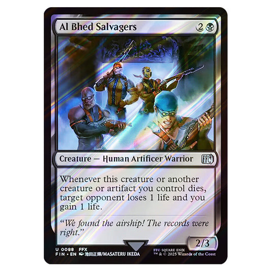 Al Bhed Salvagers 0088 card from the Magic The Gathering set Universes Beyond - Final Fantasy
