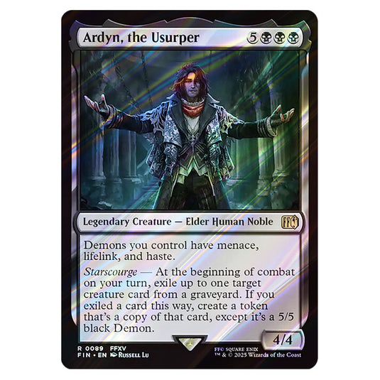 Ardyn, the Usurper 0089 card from the Magic The Gathering set Universes Beyond - Final Fantasy