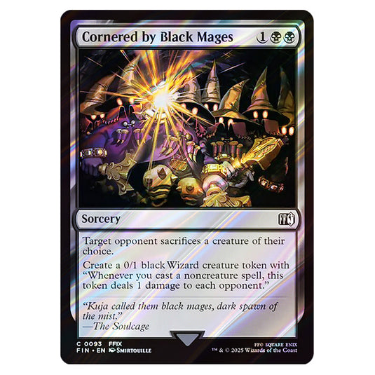 Cornered by Black Mages 0093 card from the Magic The Gathering set Universes Beyond - Final Fantasy
