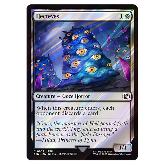 Hecteyes 0103 card from the Magic The Gathering set Universes Beyond - Final Fantasy