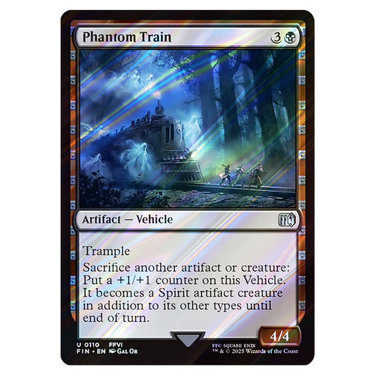 Phantom Train 0110 card from the Magic The Gathering set Universes Beyond - Final Fantasy