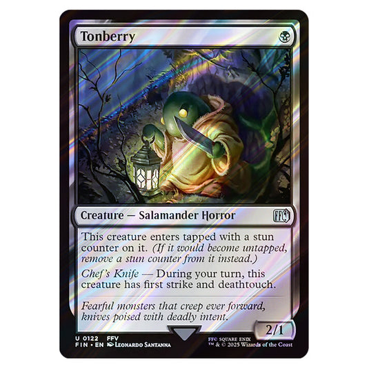 Tonberry 0122 card from the Magic The Gathering set Universes Beyond - Final Fantasy