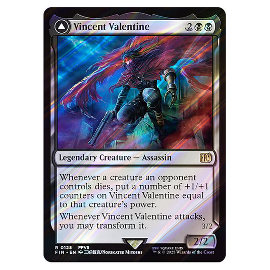 Vincent Valentine // Galian Beast 0125 card from the Magic The Gathering set Universes Beyond - Final Fantasy