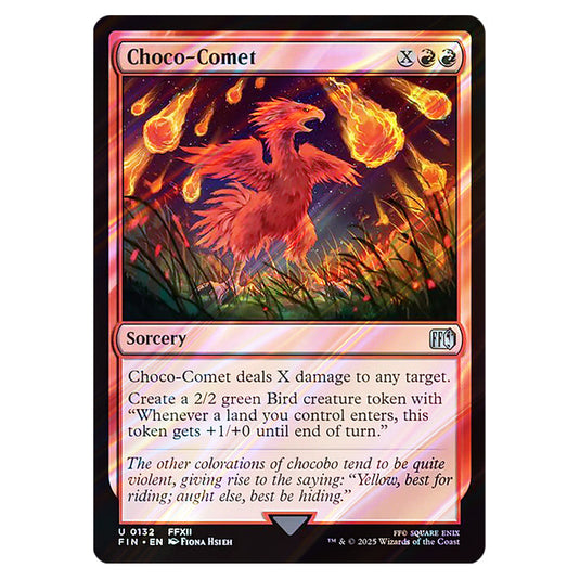 Choco-Comet 0132 card from the Magic The Gathering set Universes Beyond - Final Fantasy