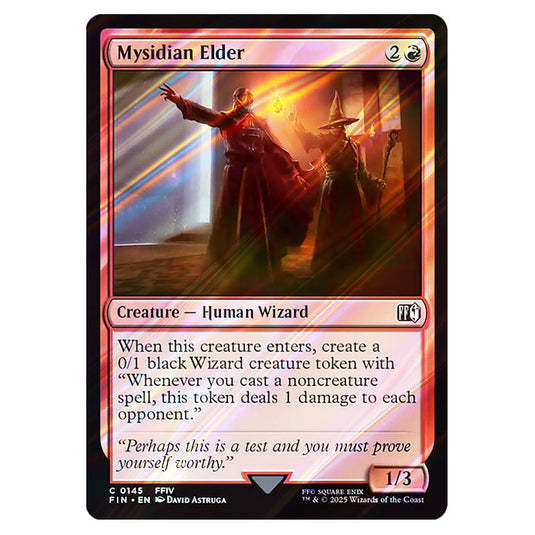 Mysidian Elder 0145 card from the Magic The Gathering set Universes Beyond - Final Fantasy