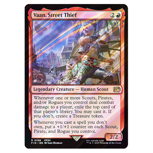 Vaan, Street Thief 0168 card from the Magic The Gathering set Universes Beyond - Final Fantasy
