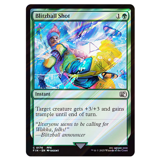 Blitzball Shot 0176 card from the Magic The Gathering set Universes Beyond - Final Fantasy
