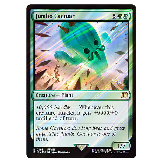 Magic The Gathering - Universes Beyond - Final Fantasy - Jumbo Cactuar Magic The Gathering - Universes Beyond - Final Fantasy - Jumbo Cactuar
