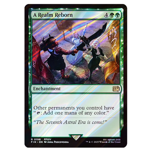 A Realm Reborn 0196 card from the Magic The Gathering set Universes Beyond - Final Fantasy