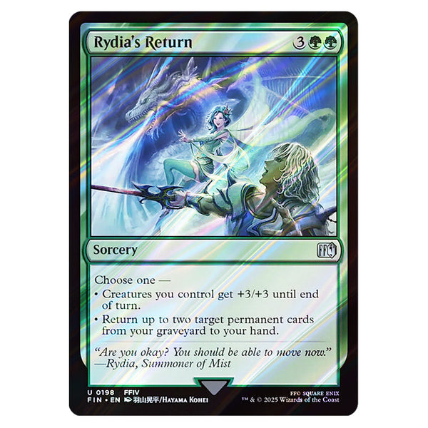rydia mtg card NM Rydia, Summoner of Mist, MTG, Final Fantasy, Magic the Gathering, 239