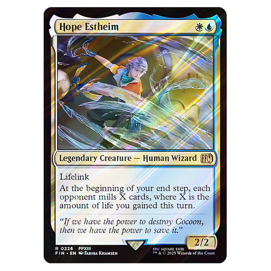 Hope Estheim 0226 card from the Magic The Gathering set Universes Beyond - Final Fantasy
