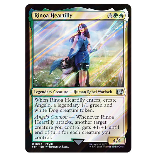 Rinoa Heartilly 0237 card from the Magic The Gathering set Universes Beyond - Final Fantasy