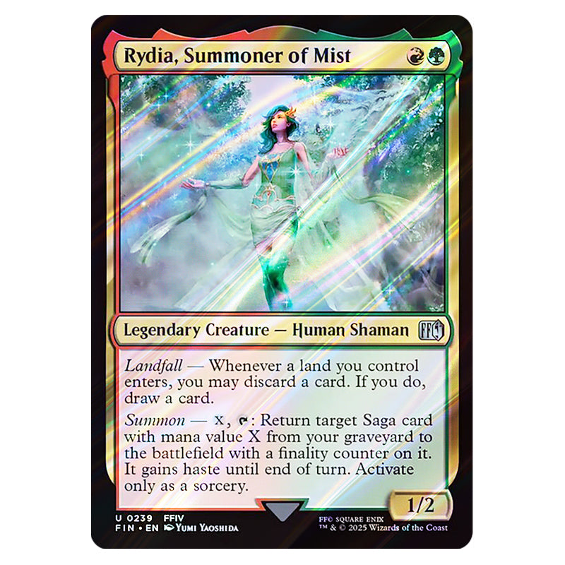 Magic Rydia Magic The Gathering - Universes Beyond - Final Fantasy - Rydia, Summon