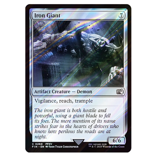 Iron Giant 0260 card from the Magic The Gathering set Universes Beyond - Final Fantasy