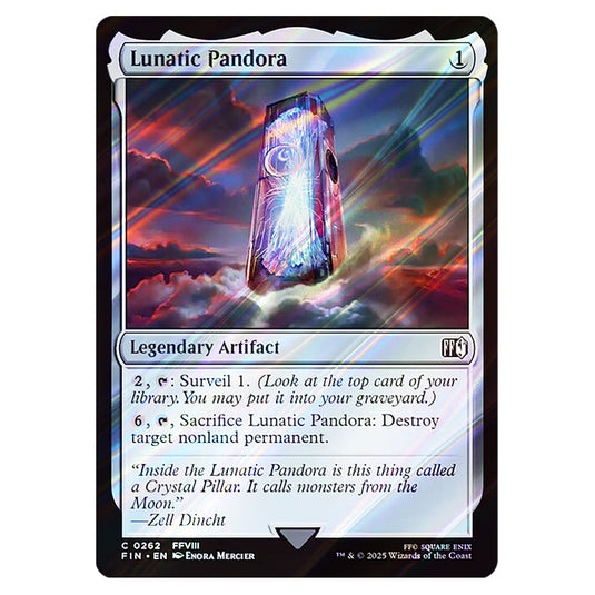 Lunatic Pandora 0262 card from the Magic The Gathering set Universes Beyond - Final Fantasy