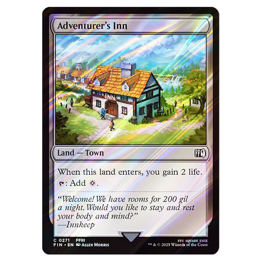 Adventurer's Inn 0271 card from the Magic The Gathering set Universes Beyond - Final Fantasy