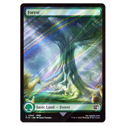 Forest 0307 card from the Magic The Gathering set Universes Beyond - Final Fantasy