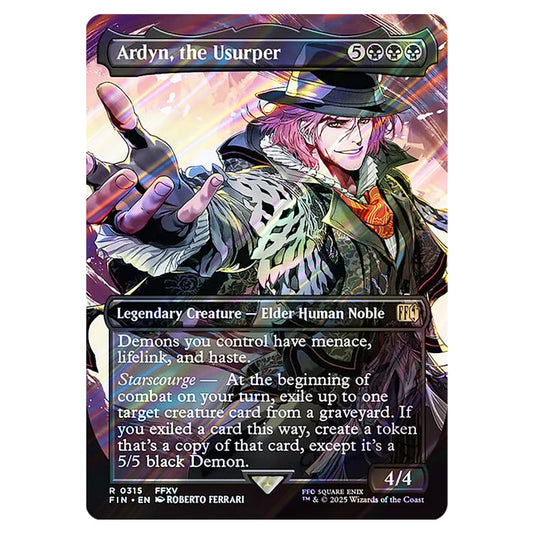 Ardyn, the Usurper 0315 card from the Magic The Gathering set Universes Beyond - Final Fantasy