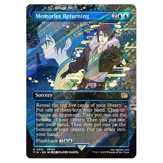 Memories Returning 0331 card from the Magic The Gathering set Universes Beyond - Final Fantasy