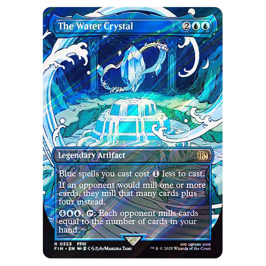 The Water Crystal 0333 card from the Magic The Gathering set Universes Beyond - Final Fantasy