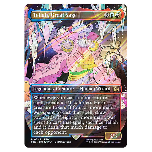 Tellah, Great Sage 0349 card from the Magic The Gathering set Universes Beyond - Final Fantasy