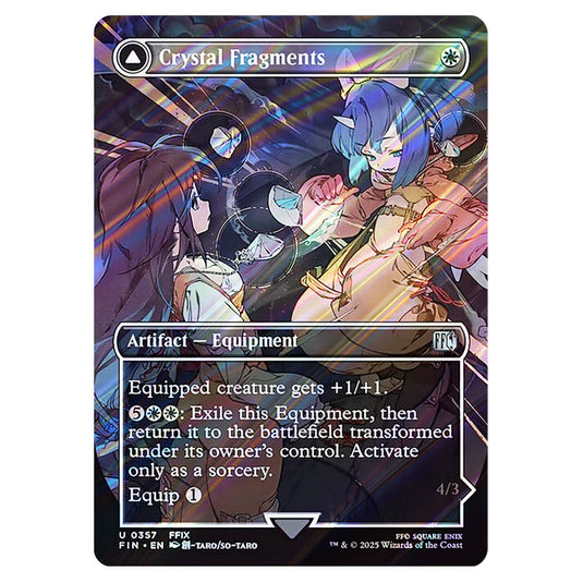 Crystal Fragments // Summon: Alexander 0357 card from the Magic The Gathering set Universes Beyond - Final Fantasy