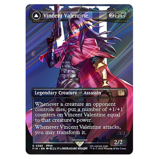 Vincent Valentine // Galian Beast 0383 card from the Magic The Gathering set Universes Beyond - Final Fantasy