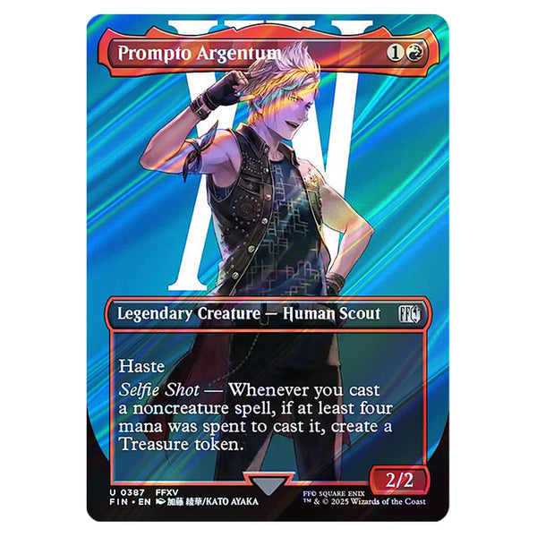 prompto mtg card Prompto Argentum