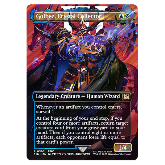 Golbez, Crystal Collector 0395 card from the Magic The Gathering set Universes Beyond - Final Fantasy