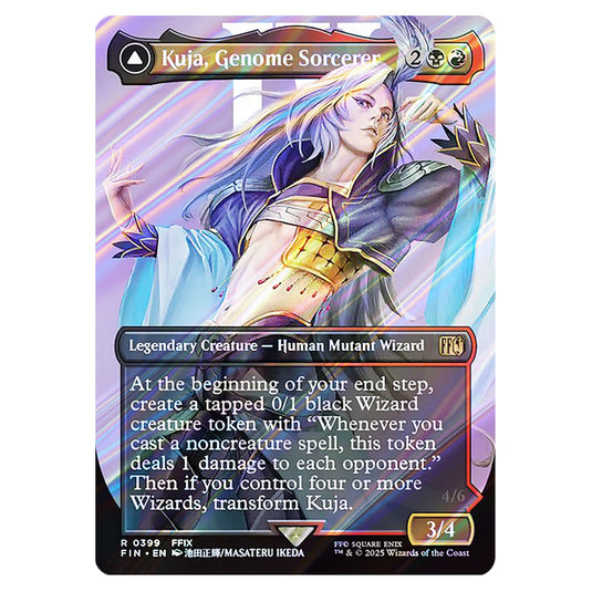 Kuja, Genome Sorcerer // Trance Kuja, Fate Defied 0399 card from the Magic The Gathering set Universes Beyond - Final Fantasy