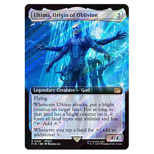 Ultima, Origin of Oblivion 0421 card from the Magic The Gathering set Universes Beyond - Final Fantasy