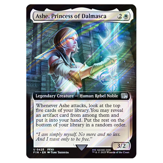 Ashe, Princess of Dalmasca 0425 card from the Magic The Gathering set Universes Beyond - Final Fantasy