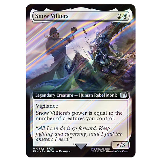 Snow Villiers 0432 card from the Magic The Gathering set Universes Beyond - Final Fantasy