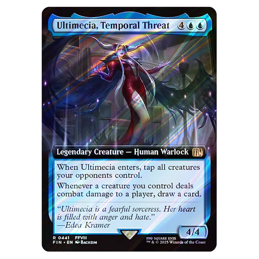 Ultimecia, Temporal Threat 0441 card from the Magic The Gathering set Universes Beyond - Final Fantasy