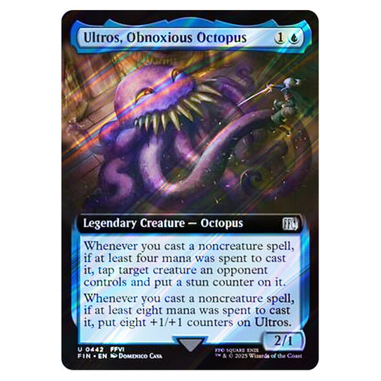 Ultros, Obnoxious Octopus 0442 card from the Magic The Gathering set Universes Beyond - Final Fantasy