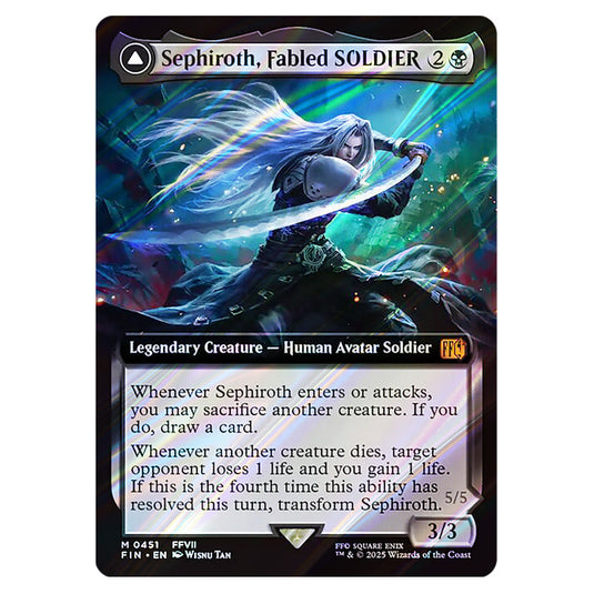 final fantasy mtg sephiroth fabled soldier Magic The Gathering - Universes Beyond - Final Fantasy