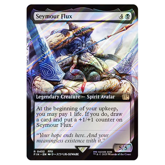 Seymour Flux 0452 card from the Magic The Gathering set Universes Beyond - Final Fantasy
