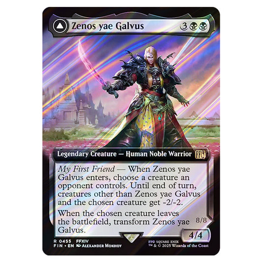 Zenos yae Galvus // Shinryu, Transcendent Rival 0455 card from the Magic The Gathering set Universes Beyond - Final Fantasy