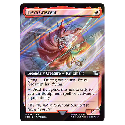 Freya Crescent 0460 card from the Magic The Gathering set Universes Beyond - Final Fantasy