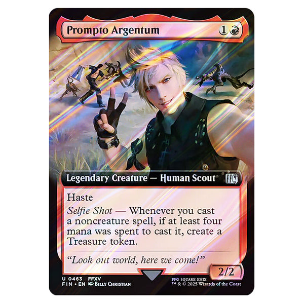 prompto final fantasy mtg Magic The Gathering - Universes Beyond - Final Fantasy