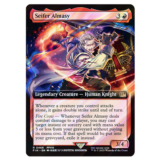 Seifer Almasy 0466 card from the Magic The Gathering set Universes Beyond - Final Fantasy